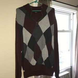 Fall golf sweater
